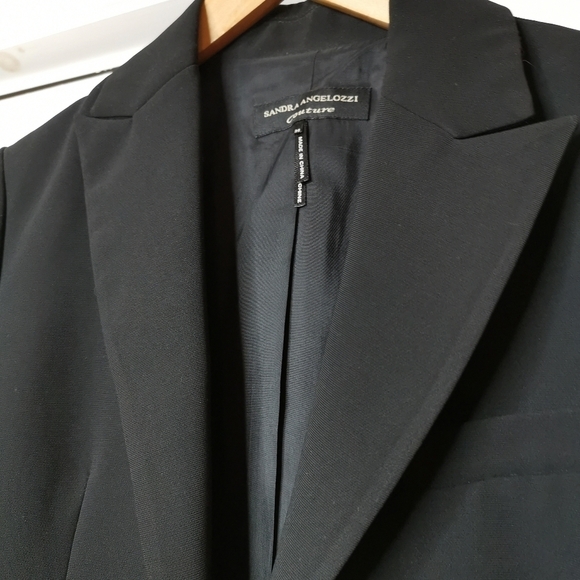 Sandra Angelozzi - Designer blazer jet black - Picture 6 of 7